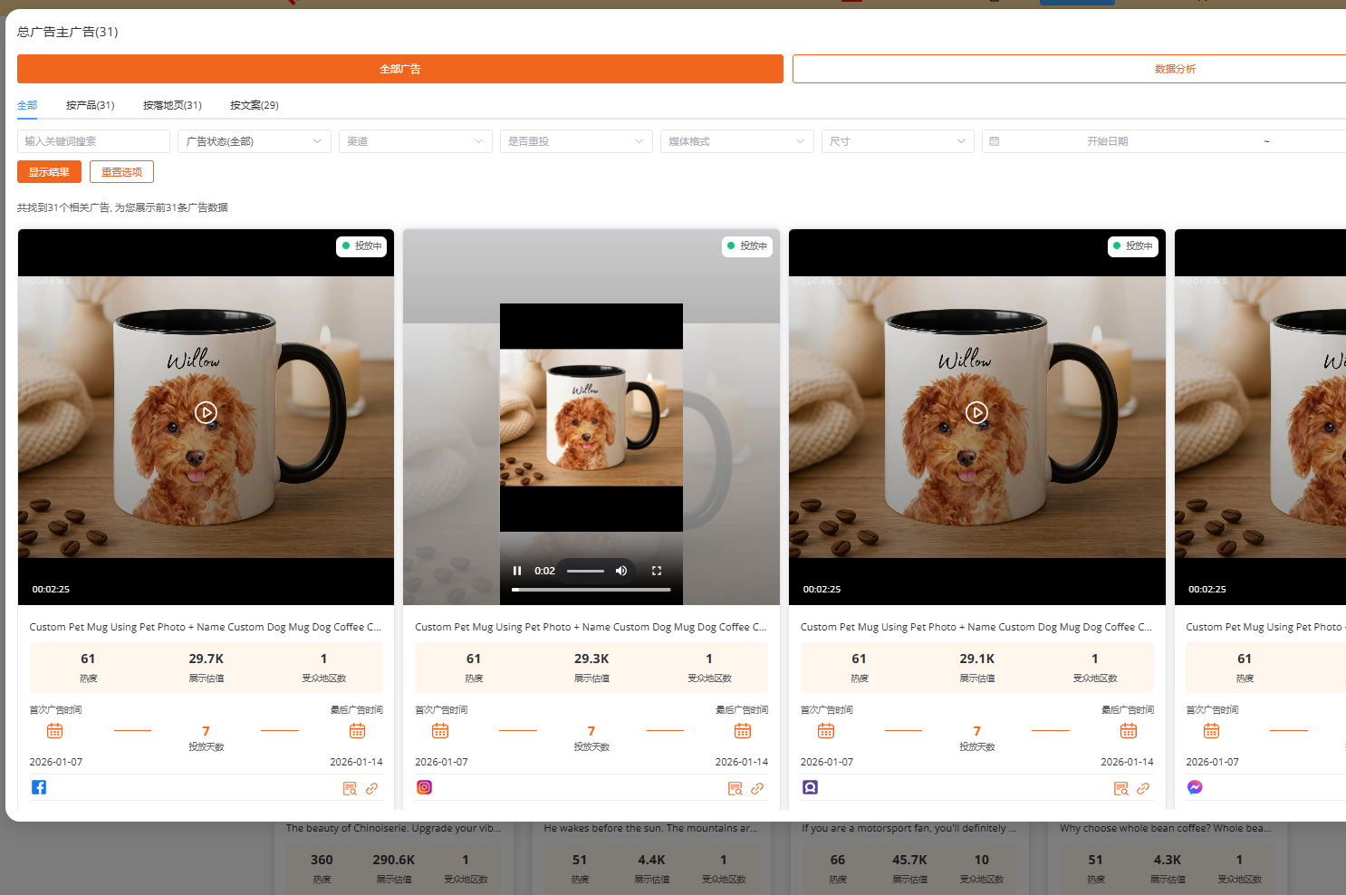 广告库：集中分析真实 Etsy 站外广告