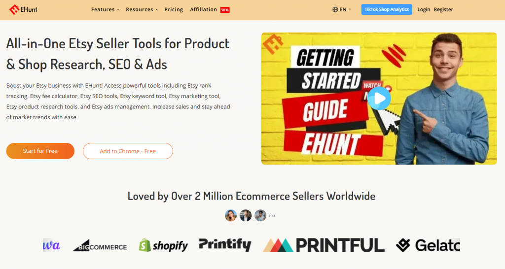 ehunt etsy rank tool