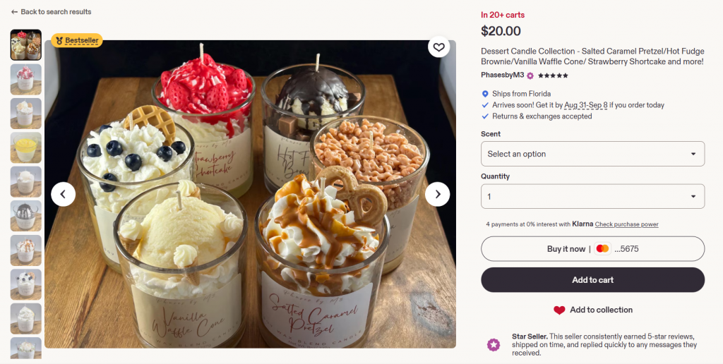 handmade candles
