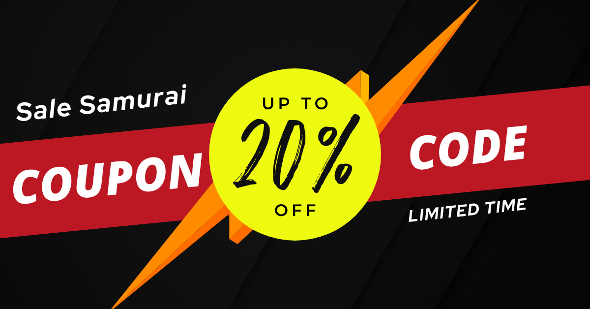 4 Working Sale Samurai Coupon Code April 2026-Get 20% Off | EHunt